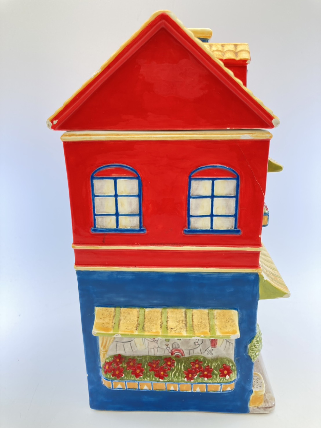 【中古難あり品】 陶器 ミニチュアハウス 1215-708