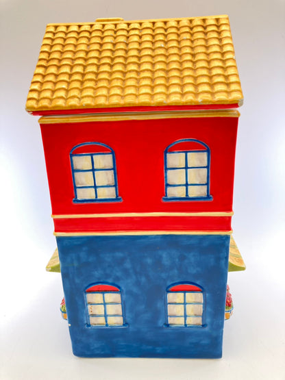 【中古難あり品】 陶器 ミニチュアハウス 1215-708