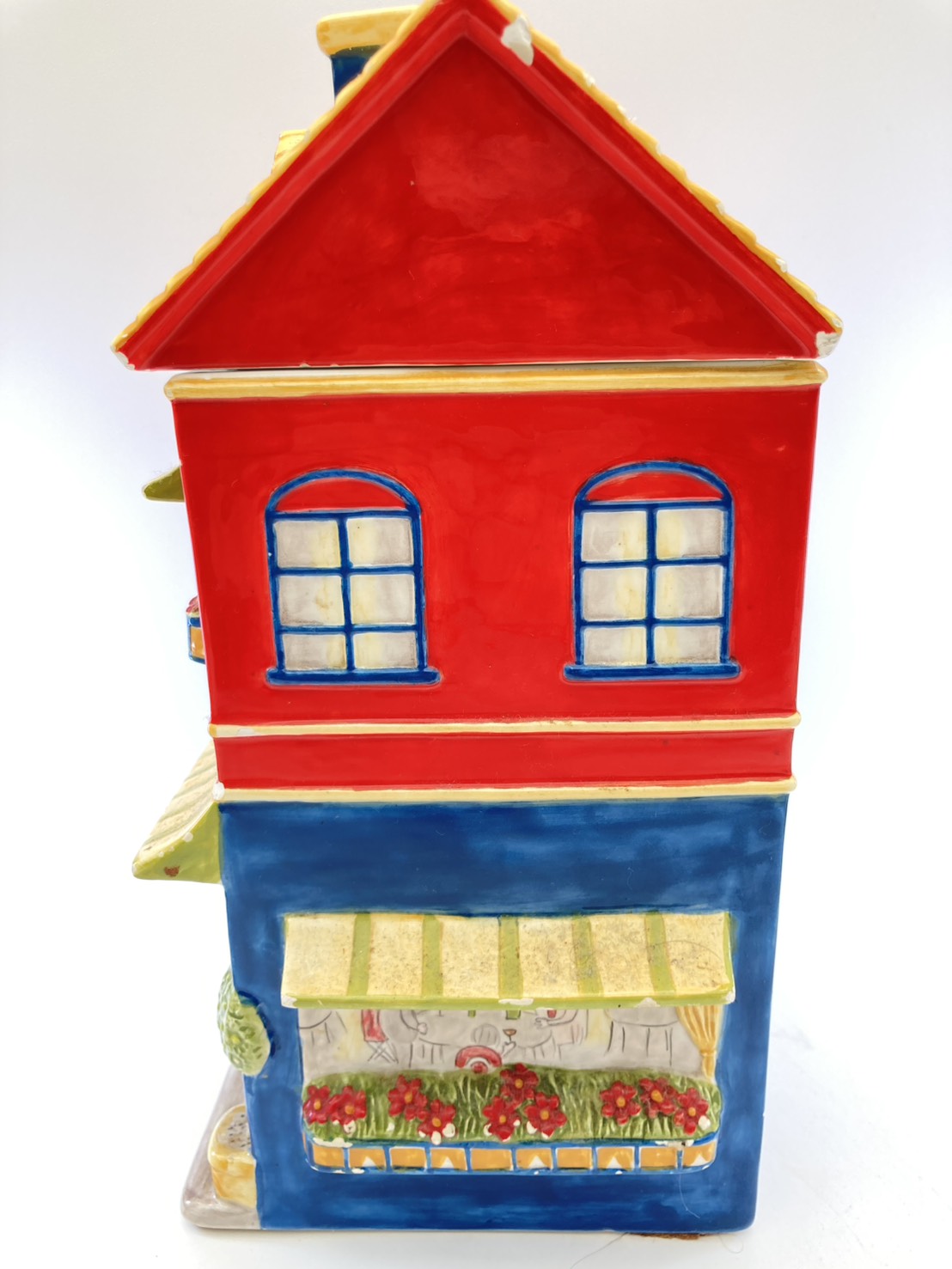 【中古難あり品】 陶器 ミニチュアハウス 1215-708