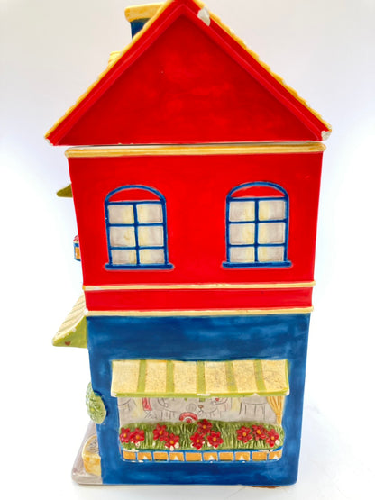 【中古難あり品】 陶器 ミニチュアハウス 1215-708