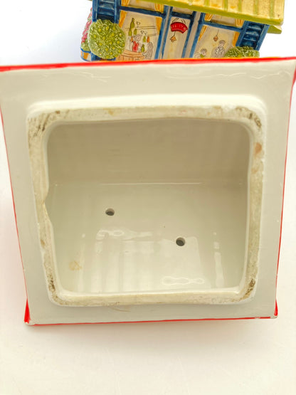 【中古難あり品】 陶器 ミニチュアハウス 1215-708